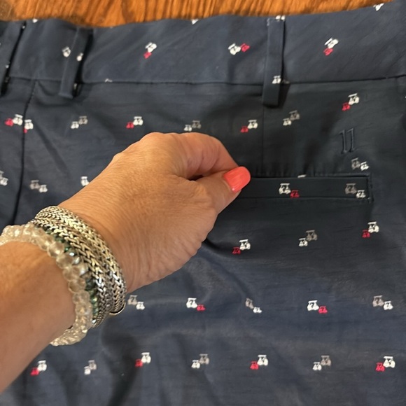 Walter Hagen Men's 11 navy Golf Carts Shorts flat front pockets waist 40 - Picture 10 of 15